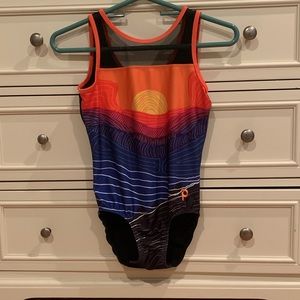 Plum Practicewear Leotard, Adult Medium